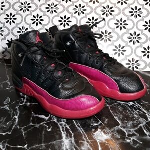 Air Jordan X11 12 retro black deadly pink 2.5